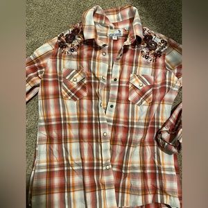 vintage panhandle slim shirts women’s medium